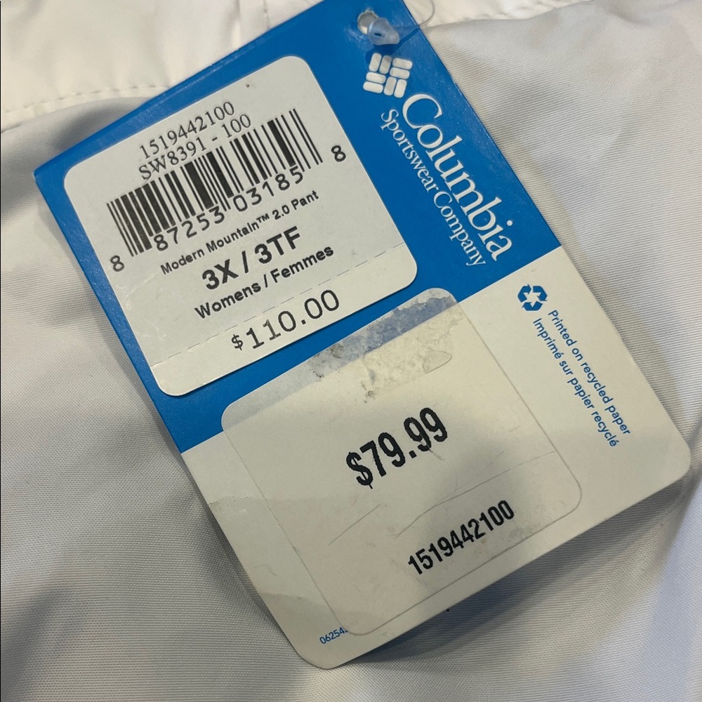 Columbia Women's Crisp White Pants